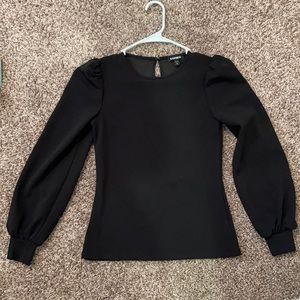 Express XS Black Blouse